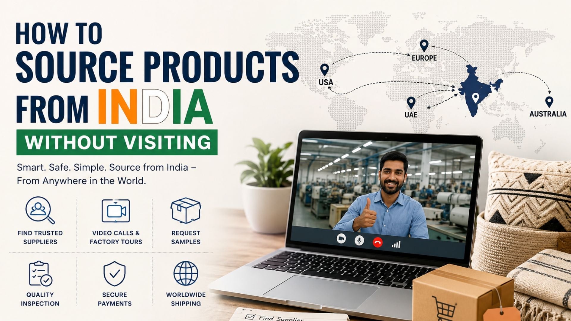 How To Source Products From India Without Visiting