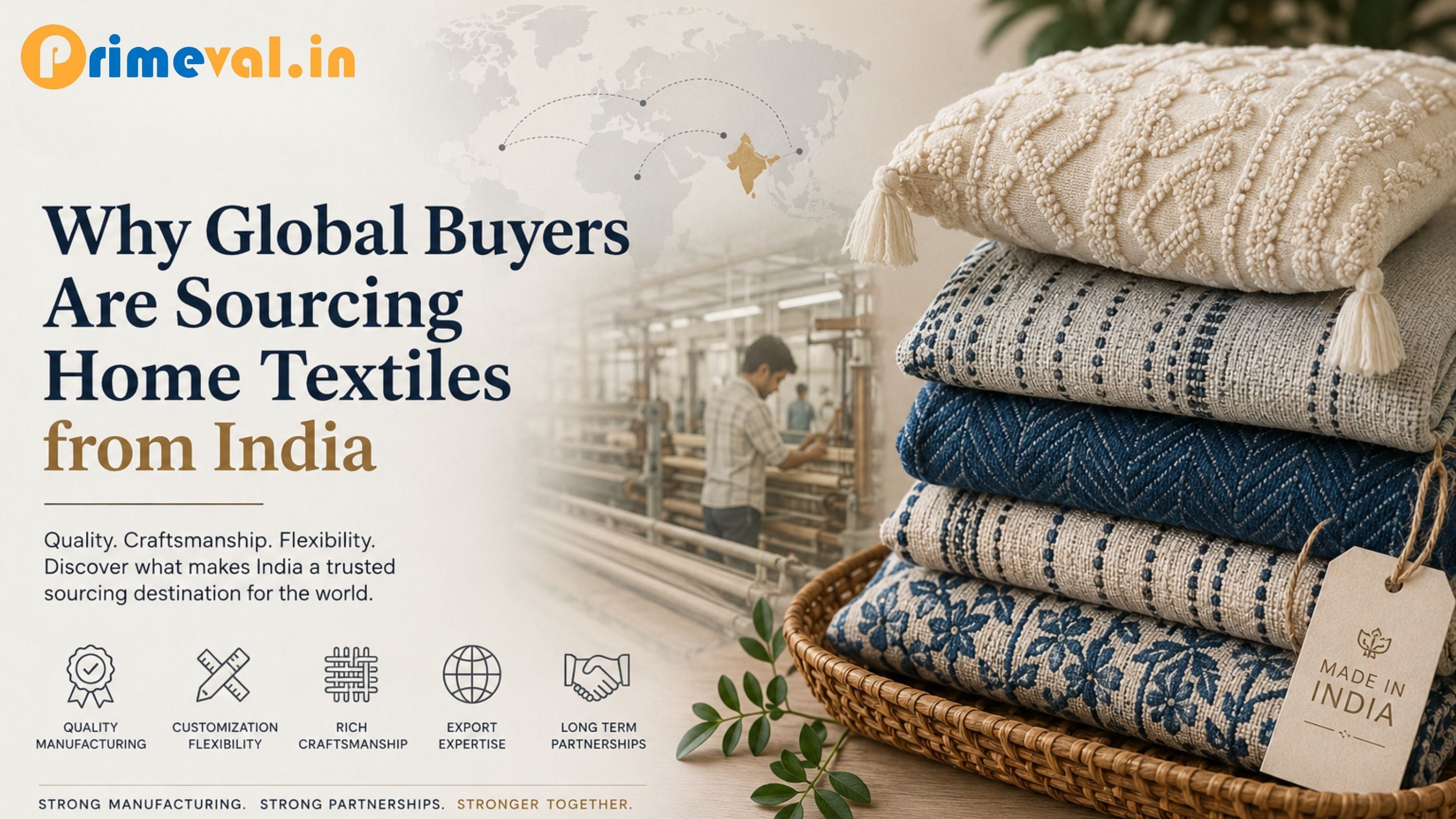 Why Global Buyers Are Sourcing Home Textiles from India | Primeval