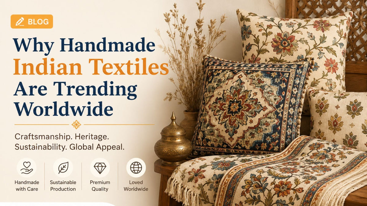 Why Handmade Indian Textiles Are Trending Worldwide