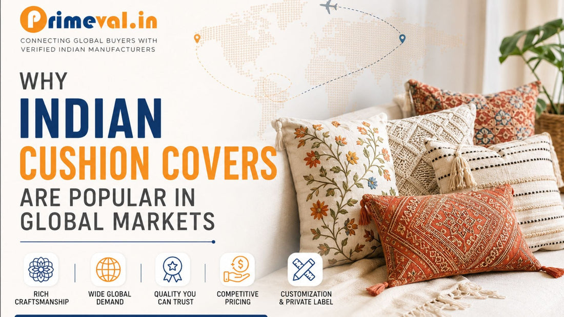 Why Indian Cushion Covers Are Popular in Global Markets