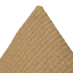 Jute-Kissenbezug 45x45 cm | Texturierter handgewebter Kissenbezug in Naturtönen | Rustikale, minimalistische Wohndekoration
