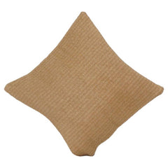 Jute-Kissenbezug 45x45 cm | Texturierter handgewebter Kissenbezug in Naturtönen | Rustikale, minimalistische Wohndekoration