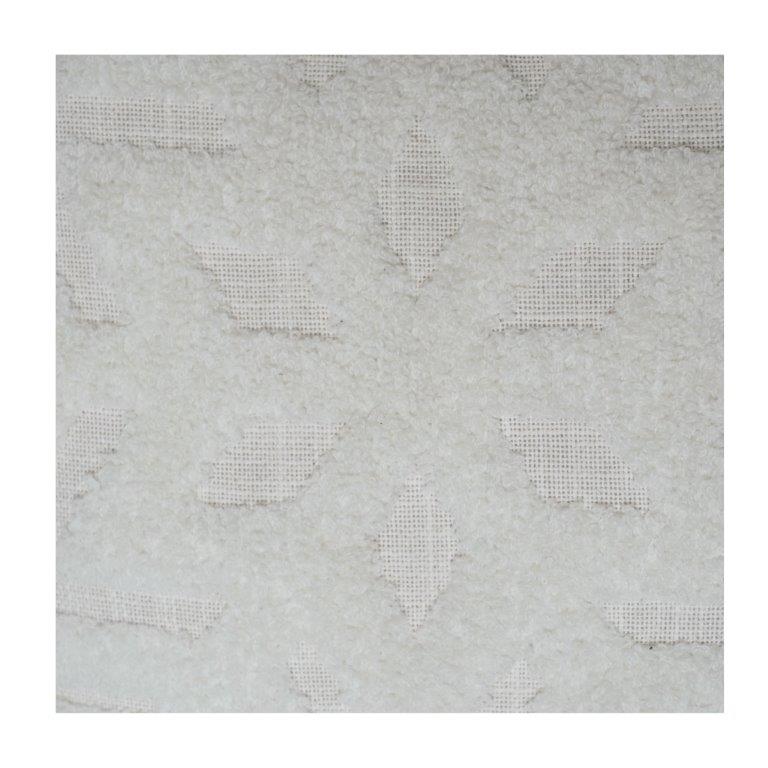 Ivory Textured Cotton Cushion Cover | Minimalist Solid Embbroidered Throw Pillow Cover | 18x18 Inch Neutral Home Décor - Bulk manufacturer & supplier from Panipat, India