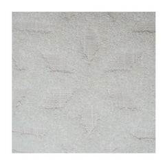 Ivory Textured Cotton Cushion Cover | Minimalist Solid Embbroidered Throw Pillow Cover | 18x18 Inch Neutral Home Décor