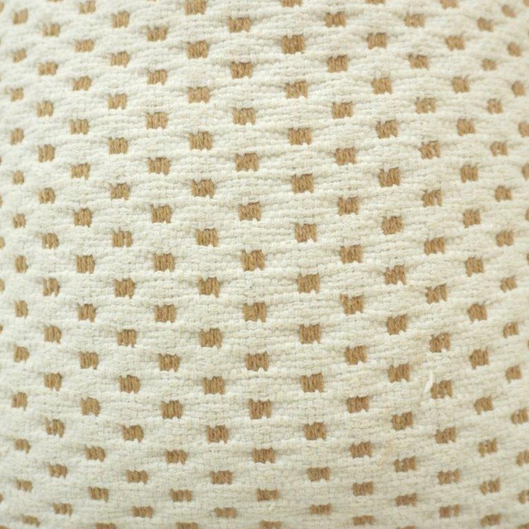 Handmade Cotton Textured Dot Cushion Cover – 45x45 cm | Neutral Woven Decorative Pillow Cover - Bulk manufacturer & supplier from Panipat, India