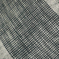 Handwoven Cotton Cushion Cover 45x45 cm | Black & Natural Textured Stripe Design | Decorative Sofa Throw Pillow Cover | Hidden Zip | Modern Minimalist Home Décor