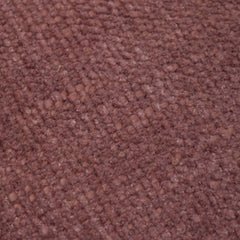 Brown textured handwoven cotton chenille cushion cover with fringe 45x45 cm
