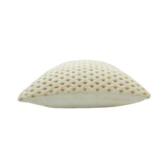 Handmade Cotton Textured Dot Cushion Cover – 45x45 cm | Neutral Woven Decorative Pillow Cover