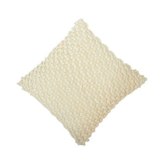 Handmade Cotton Bubble Texture Cushion Cover | Ivory Boho Throw Pillow Cover | 45x45 cm
