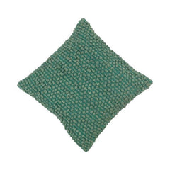 Handcrafted Bobble Textured Cotton Cushion Cover – Sage Green | 45x45 cm Decorative Throw Pillow Cover