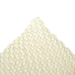 Handmade Cotton Bubble Texture Cushion Cover | Ivory Boho Throw Pillow Cover | 45x45 cm