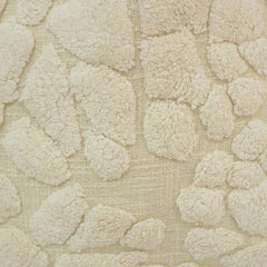 Ivory Tufted Cotton Cushion Cover | Textured Abstract Design | 45x45 cm