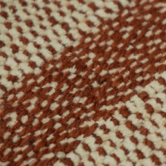 Handwoven Cotton Cushion Cover 45x45 cm | Beige & Brown Striped Woven Throw Pillow Cover | Rustic Boho Farmhouse Decorative Cushion Case | Hidden Zipper
