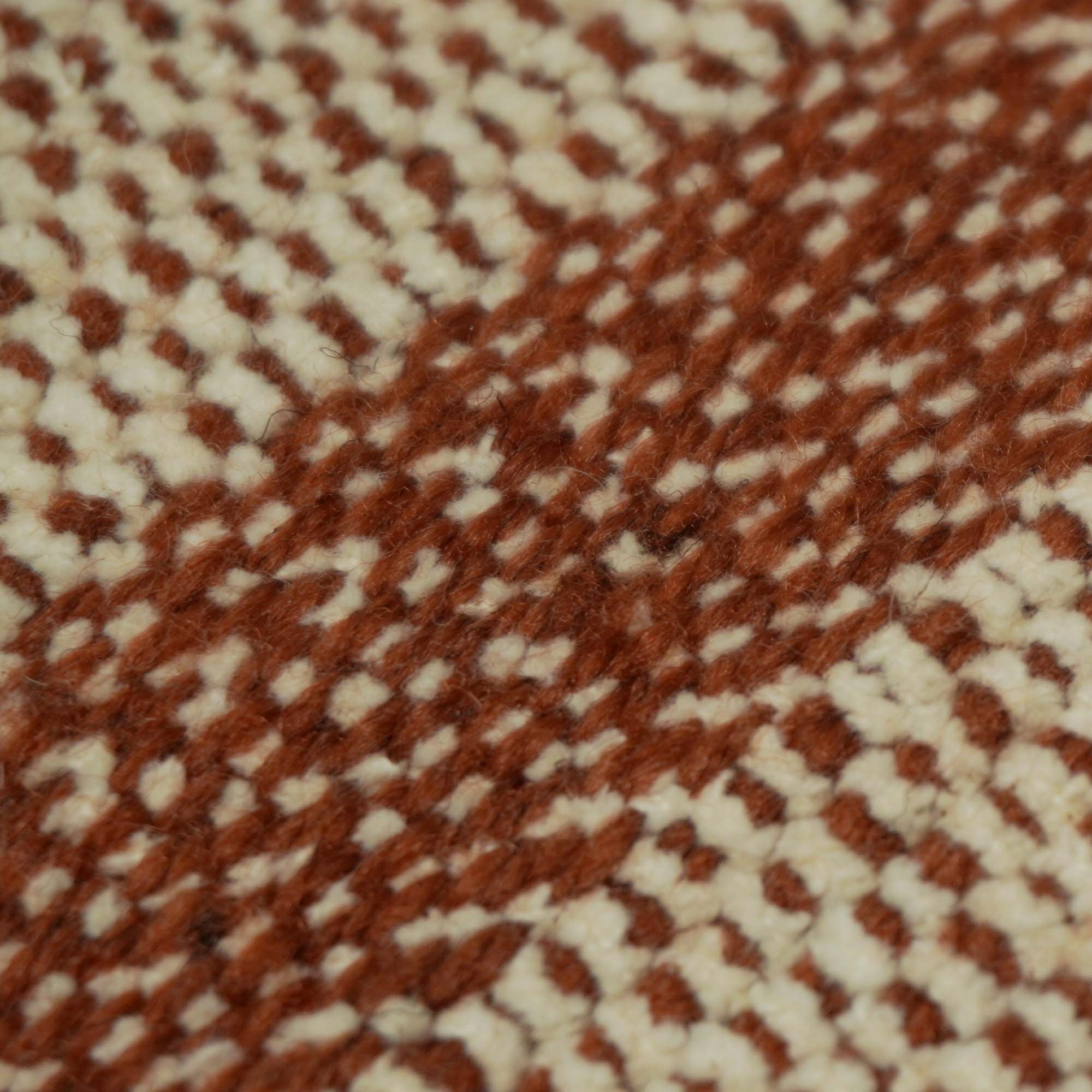 Handwoven Cotton Cushion Cover 45x45 cm | Beige & Brown Striped Woven Throw Pillow Cover | Rustic Boho Farmhouse Decorative Cushion Case | Hidden Zipper