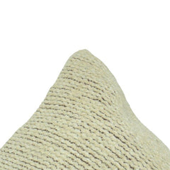 Handwoven Textured Cotton Cushion Cover – Beige | 45x45 cm Decorative Throw Pillow Cover