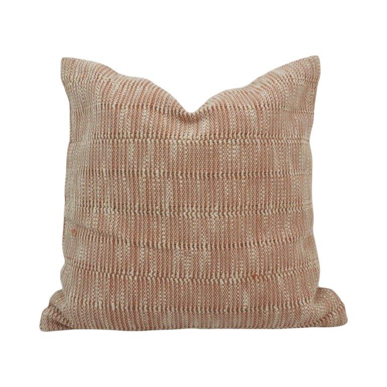 Elegant Woven Cotton Cushion Cover – Handmade Neutral Décor Pillow | 45x45 cm - Bulk manufacturer & supplier from Panipat, India