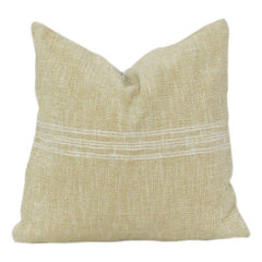 Textured Cotton Cushion Cover – Minimalist Solid Beige Pillow Cover with Woven Detail | 18x18 Inch
