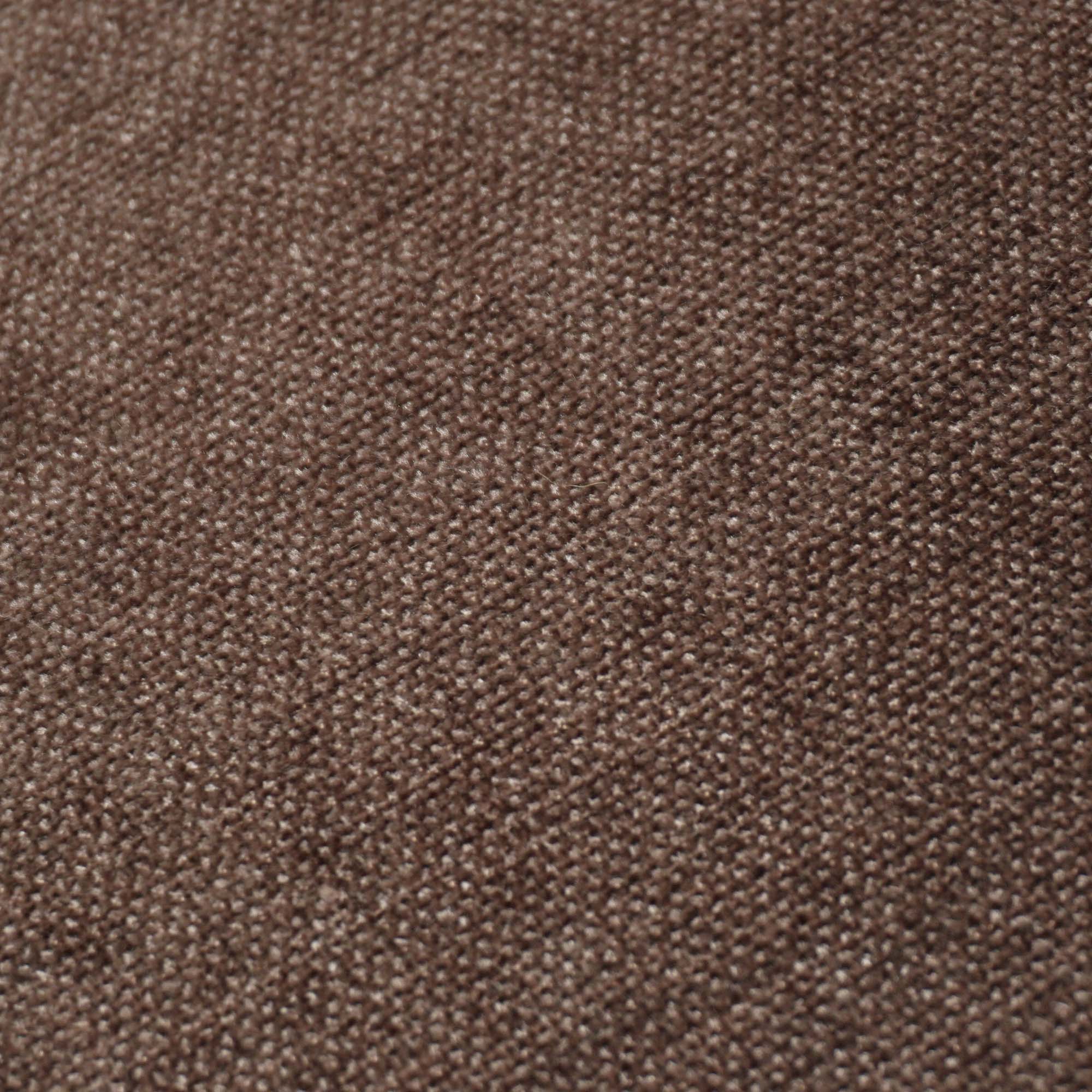 Solid Brown Cotton Cushion Cover 45x45 cm | Minimalist Decorative Throw Pillow Cover | Hidden Zip | Soft Home Décor Cushion Case