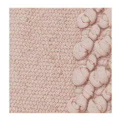 Blush Textured Cotton Cushion Cover with Handcrafted Bubble Embroidery | 45x45 cm