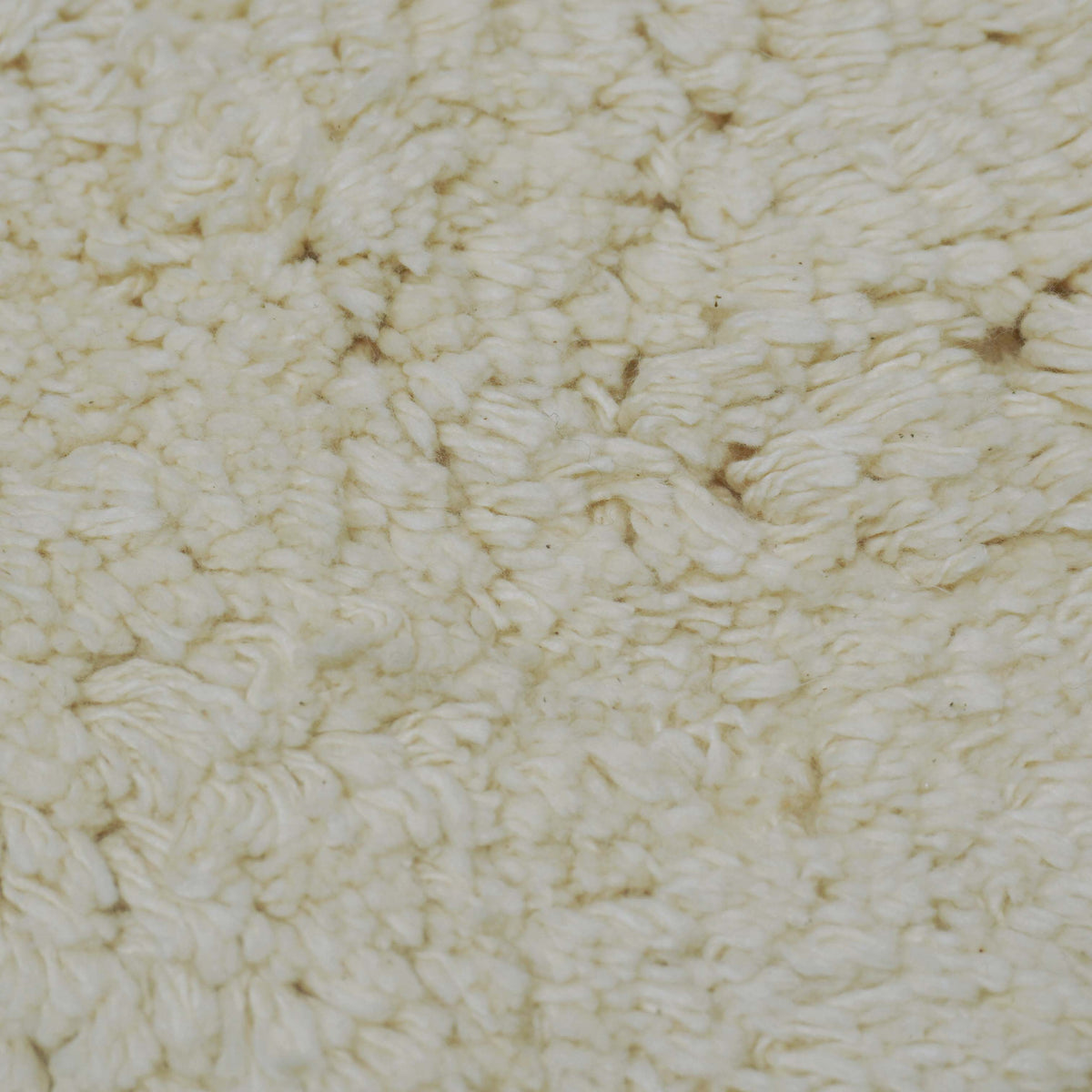 Tufted Textured Cushion Cover 45 x 45 cm – Ivory Cream Shaggy Design