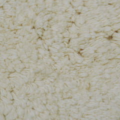 Tufted Textured Cushion Cover 45 x 45 cm – Ivory Cream Shaggy Design
