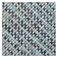 Handwoven 100% Wool Cushion Cover – Textured Abstract Pattern in Soft Sage & Grey | 18x18 Inch Decorative Pillow Case