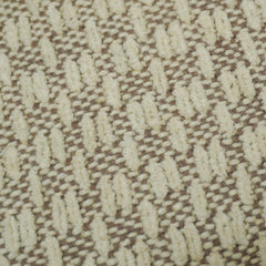 Handwoven Textured Cotton Cushion Cover 45x45 cm – Natural Sage Green & Ivory Woven Design