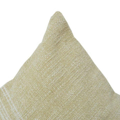 Textured Cotton Cushion Cover – Minimalist Solid Beige Pillow Cover with Woven Detail | 18x18 Inch
