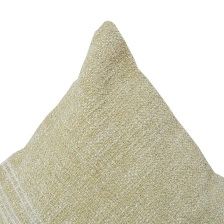 Textured Cotton Cushion Cover – Minimalist Solid Beige Pillow Cover with Woven Detail | 18x18 Inch