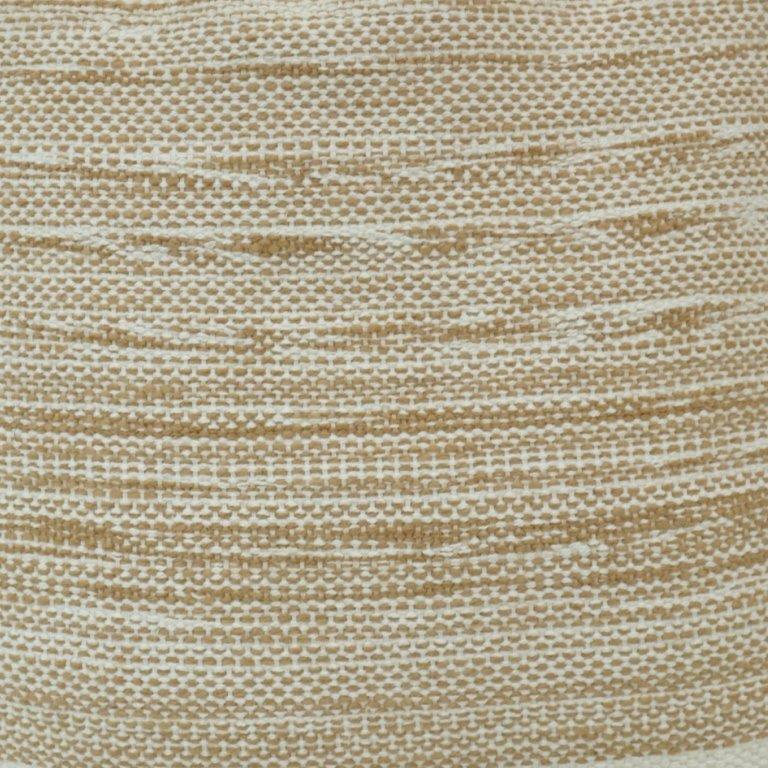 Handwoven Textured Cotton Cushion Cover – Beige & Ivory Striped Handmade Pillow Cover 45x45 cm - Bulk manufacturer & supplier from Panipat, India