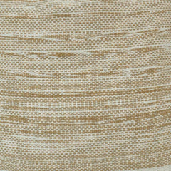 Handwoven Textured Cotton Cushion Cover – Beige & Ivory Striped Handmade Pillow Cover 45x45 cm