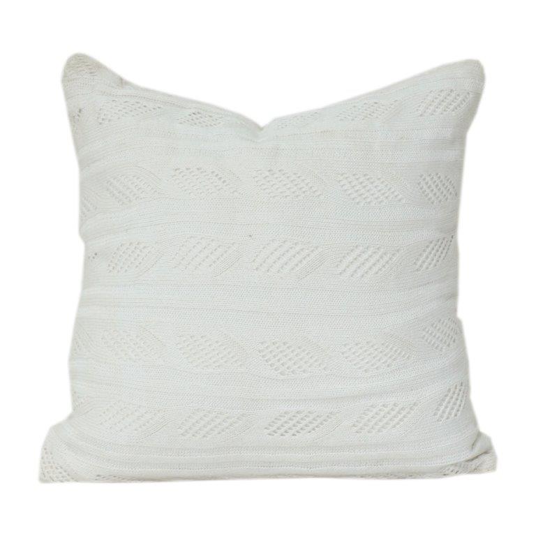 Soft Knitted Cushion Cover 45x45 cm – Premium Cotton Textured Throw Pillow Cover