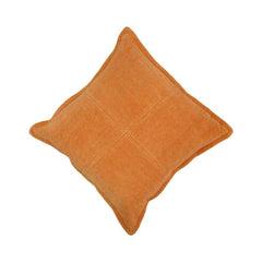 Rust Velvet Cushion Cover | 45x45 cm Decorative Throw Pillow Cover | Minimal Modern Sofa Cushion