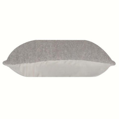 Minimalist Textured Cotton Cushion Cover – Solid Neutral Grey | Modern Sofa Pillow Cover | 18x18 Inch
