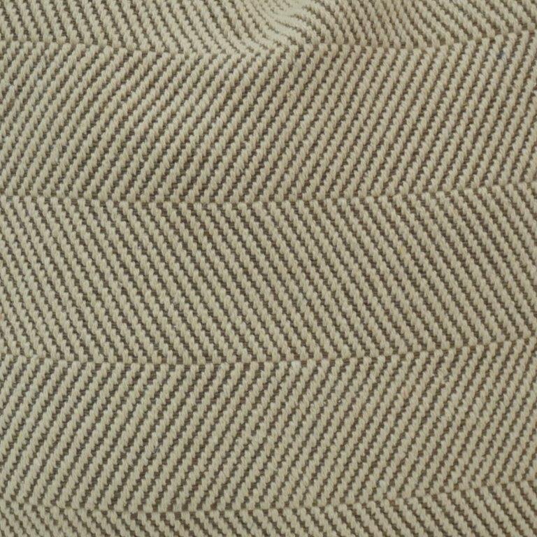 Handwoven Herringbone Cotton Cushion Cover – Beige | 45x45 cm Decorative Throw Pillow Cover - Bulk manufacturer & supplier from Panipat, India