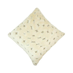 Ivory Tufted Cotton Cushion Cover 45x45 cm | Soft Textured Geometric Throw Pillow Cover | Modern Boho Home Décor