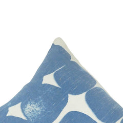 Blue Abstract Printed Cotton Cushion Cover – 45x45 cm Decorative Throw Pillow Cover for Sofa & Living Room