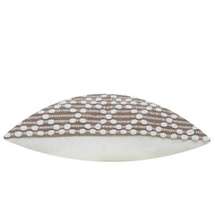Handwoven Beige & White Textured Cushion Cover – 45 x 45 cm
