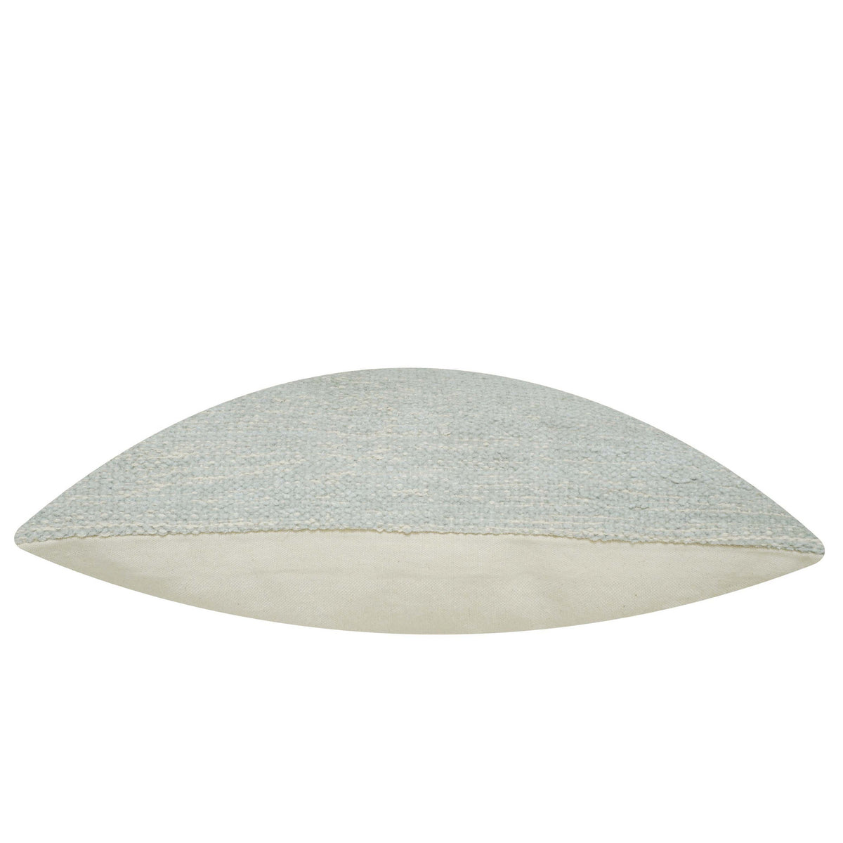 Handwoven Textured Cushion Cover – Soft Blue & Ivory – 45 x 45 cm