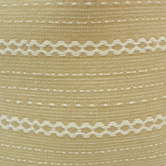 Handwoven Beige Striped Cotton Cushion Cover – 45x45 cm | Minimal Textured Decorative Pillow Cover
