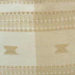 Handwoven Geometric Cotton Cushion Cover – Beige & Ivory Textured Handmade Pillow Cover 45x45 cm