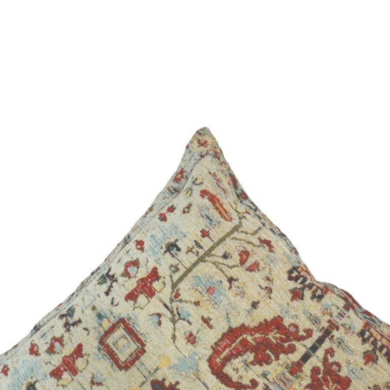 Vintage medallion jacquard woven cushion cover 45x45 cm