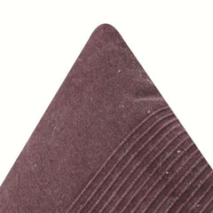 Housse de coussin en coton texturé à rayures | Design tissé minimaliste | Housse d'oreiller décoratif marron bordeaux | 45x45 cm