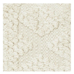 Housse de Coussin Texturée en Coton Faite Main 45x45 cm | Coussin Déco Touffeté Boho Neutre | Décoration Intérieure Minimaliste