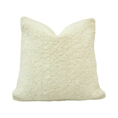 Handmade Cotton Cushion Cover 45x45 cm | Minimal Textured Ivory Throw Pillow Cover | Soft Woven Decorative Cushion