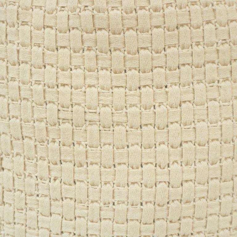 Handwoven Niwar Cotton Cushion Cover – Natural Textured Weave | 45 x 45 cm (18 x 18 Inch)