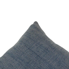 Textured Blue Woven Cushion Cover – Premium Cotton Decorative Pillow Cover | 45x45 cm