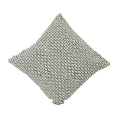 Jacquard Cotton Cushion Cover 45x45 cm | Woven Geometric Pattern | Textured Decorative Pillow Cover with Concealed Zip