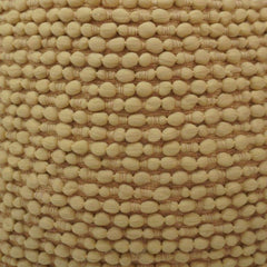 Handcrafted Textured Bobble Polyester Cushion Cover – Beige | 45 x 45 cm | Decorative Throw Pillow Cover