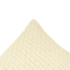 Handwoven Niwar Cotton Cushion Cover – Natural Textured Weave | 45 x 45 cm (18 x 18 Inch)